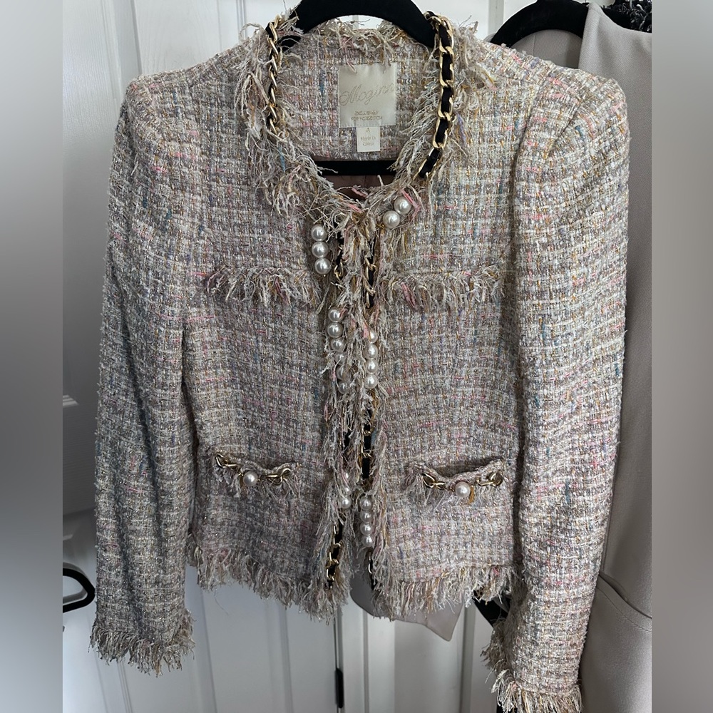 'Elizabeth' Metallic Bouclé Jacket by Mcginn
